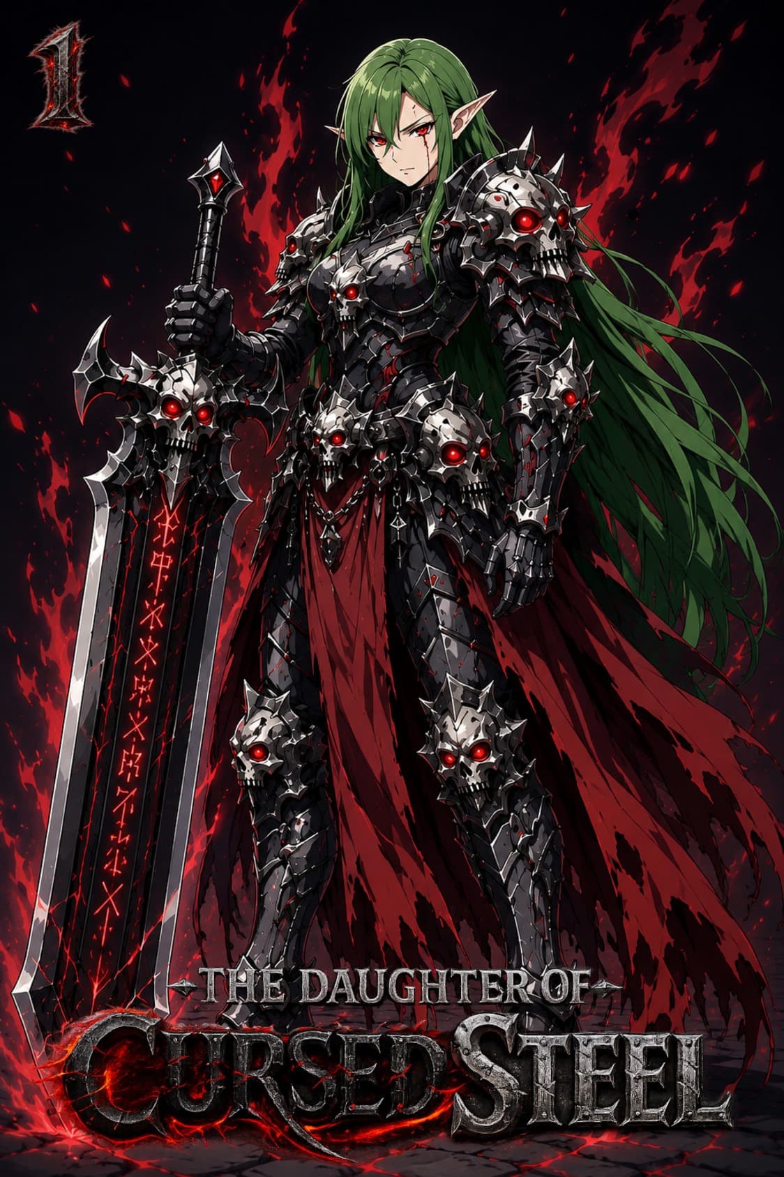 The Daughter of Cursed Steel cover