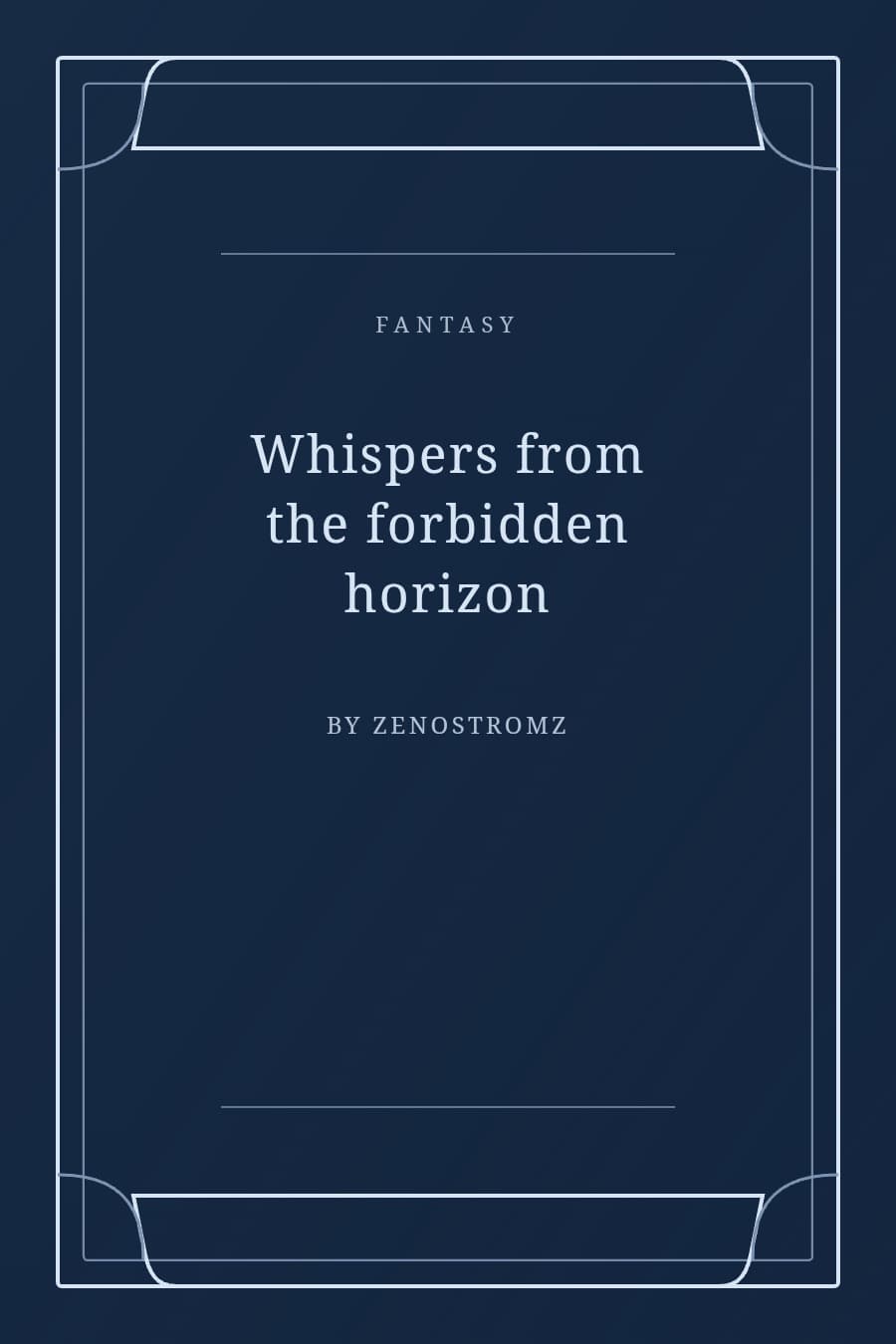Whispers from the forbidden horizon